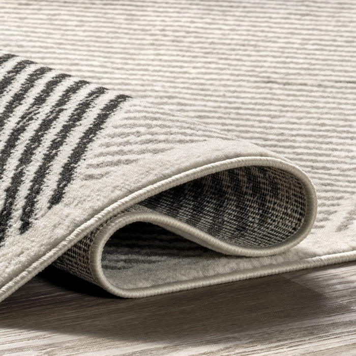 Wade Logan® Ameir Geometric Gray Area Rug & Reviews Wayfair